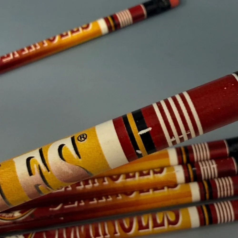 Florida State University FSU Seminoles Vintage Pencils Lot of 6 Garnet Gold NCAA